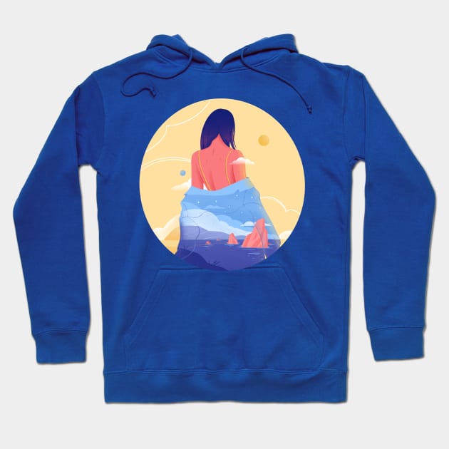 Sea Thoughts Hoodie by Anniko_story